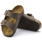 Dětské žabky Birkenstock Arizona Kids Birko-Flor Nubuck Mocha narrow (0552893) 29