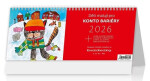 Kalendář stolní 2026 - Děti malují pro Konto Bariéry