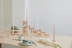 Stoff Nagel Vysoká svíčka STOFF Nagel by Ester&Erik Light Lavender – set 6 ks, fialová barva