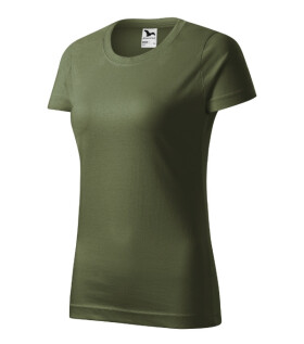 Basic tričko dámské khaki M