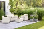 KETER SCANDI FORMA SET - Pebble grey/Soft biege