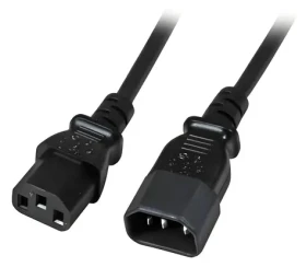 EFB / Prodlužovací napájecí kabel / C14 - C13 / 5 m / černá (EK503.5)