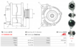 Alternátor Fiat BRAVA BRAVO 1.4 bez klimatizace CA1158 CA 1158 46430526 63321610 63321277