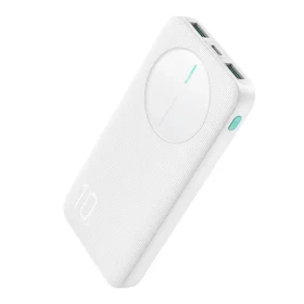 Joyroom JR-PBF12 bílá / Powerbanka / 10000mAh / 2.4A / 2x USB-A + 1x USB-C (6956116713263)