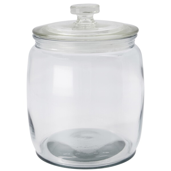 House Doctor Skleněná dóza s víčkem Ville Clear 2 l, čirá barva, sklo