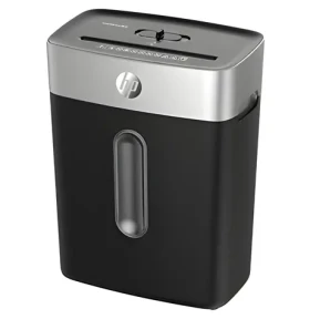 HP OneShred 8CC černá / Skartovač / křížový řez / kapacita 8 listů / P-4 / koš 15 l (2826)