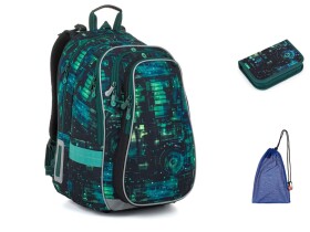 Školní batoh Digitální svět Topgal LYNN 26019 SET MEDIUM