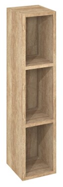 SAPHO - ESPACE otevřená policová skříňka 20x94x22cm, dub alabama ESC130-2222