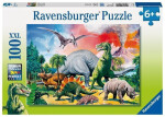 Puzzle Mezi dinosaury/100 dílků