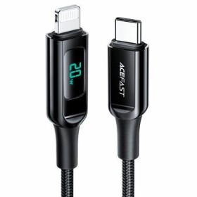 Acefast C6-01 MFI USB Typ C - Lightning, 30W, 3A, 1,2m, černý