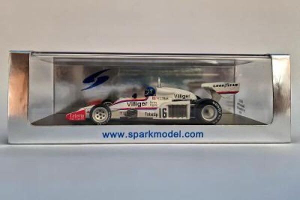 1:43 Spark S3832 H. Stuck, Shadow DN8, Brazil GP 1978