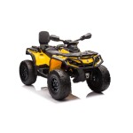 Mamido Dětská elektrická čtyřkolka Can-Am Outlander ATV 4x200W žlutá