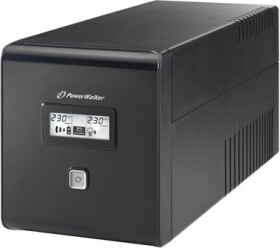 PowerWalker VI 1000 LCD UPS / záložní zdroj UPS / 1000 VA / 2x Schuko / 2x IEC / RJ11 / RJ45 / USB (10120018)