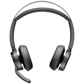 HP Poly Voyager Focus 2 USB-C Headset Počítače Sluchátka On Ear Bluetooth® stereo černá Potlačení hluku regulace hlasitosti, Vypnutí zvuku mikrofonu