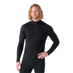 Pánské merino tričko s dlouhým rukávem SMARTWOOL Men's Classic All-Season Merino Base Lay, Black velikost: L