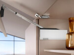 Blum Sada Aventos HF top ALU mechanismus: silný, výška korpusu: 600-910mm, krytka: šedá světlá (BLAHFT_47)
