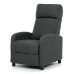 Polohovací křeslo, šedá, látka, TV-W3397 GREY2
