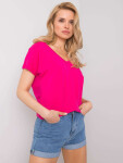 Tričko RV TS 4832.40P fuchsiová XL