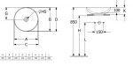 VILLEROY & BOCH - Loop&Friends Umyvadlo na desku, průměr 42 cm, bez přepadu, CeramicPlus, alpská bílá 4A4601R1