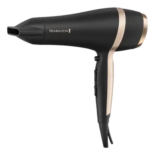 Remington D6940GP Salon Smooth černá / Fén na vlasy / 2100 W / 3 teploty / 2 rychlosti / keramická ionizace (D6940GP)