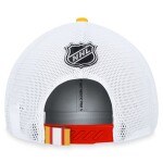 Fanatics Pánská kšiltovka Calgary Flames Draft 2023 Podium Trucker Adjustable Authentic Pro