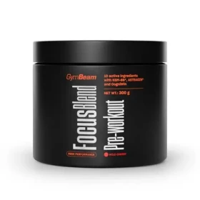 Focus Blend Předtréninkový doplněk - GymBeam (wild cherry, 300 g) (107467-2-300g-wildcherry)