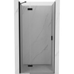 MEXEN/S - Mist-H sprchové dveře křídlové levé 80, transparent, černá 8A5-080-000-70-00-L