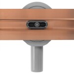 REA - Odtokový žlab Neox Slim pro Brushed Copper 90 REA-G4808
