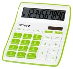Genie 840G zelená / Kalkulačka / Stolní / 10místný displej / solární a bateriové napájení / sklopný displej (12266)