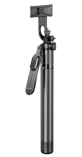 AWEI X56 černá / Selfie tyč / Bluetooth 5.0 / LED přisvětlení / stativ (X56)
