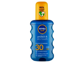Nivea Sun Protect & Dry Touch Neviditelný sprej na opalování OF 30 200 ml