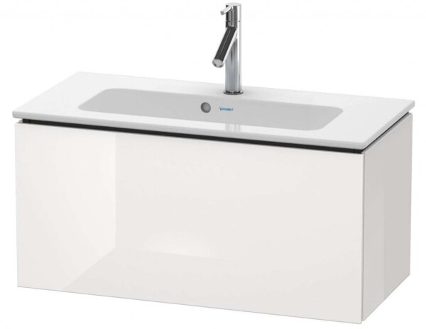 DURAVIT - L-Cube Umyvadlová skříňka Compact, 40x82x39 cm, 1 zásuvka, lesklá bílá LC615702222