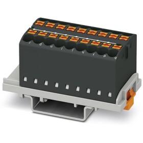 Phoenix Contact 3273058 blok rozvaděče 28.6 mm pružinová svorka černá 8 ks