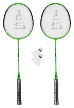 SULOV zeleno-černý / Badmintonový set / 2x raketa 24 cm / 2x míček / Cestovní vak