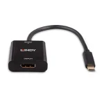 Lindy USB-C - DisplayPort černá / Převodník / 4K 144Hz / DisplayPort 1.4 / 21cm (43269)