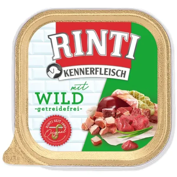 Rinti Kennerfleisch Adult zvěřina / Konzerva pro psy / 300 g (394-91044)