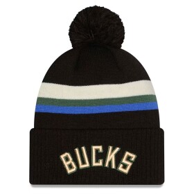 New Era Pánská zimní čepice Milwaukee Bucks NBA 2025-26 Statement Edition