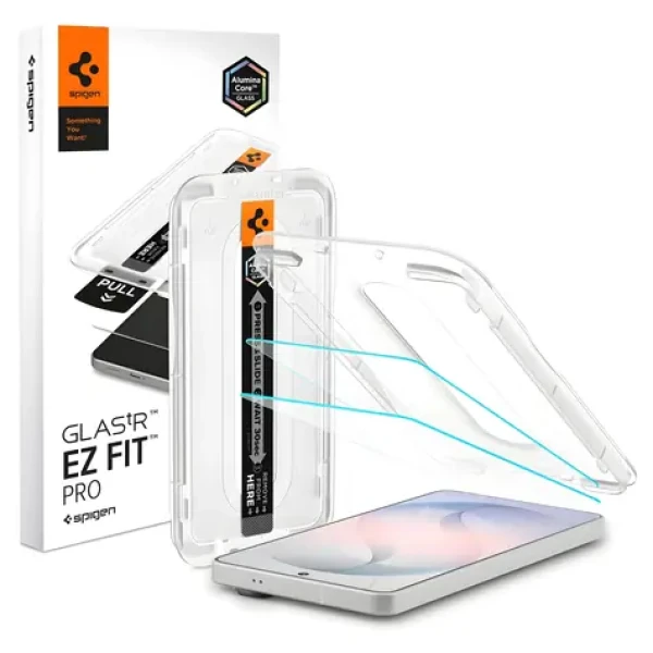 Spigen Glas.tR EZ Fit Pro AC čirá / Tvrzené sklo / Samsung Galaxy S26 / Antireflexní / 2 ks / 9H (AGL11092)