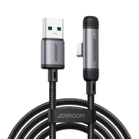 Joyroom S-A56 EnjoyX Series 90° Nabíjecí kabel USB-A (M) - USB-C (M) 3A 1.2m černá (6956116764692)