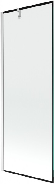 MEXEN/S - Next vanová zástěna FIX 70 x 150, černá dekor, chrom 895-070-000-00-70-01