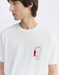 Tričko Thinking MU Fisherman Zach Tee WHITE