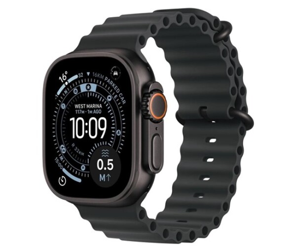 Apple Watch Ultra 3 GPS + Cellular 49mm Black Titanium Case with Black Ocean Band EDF_1218974