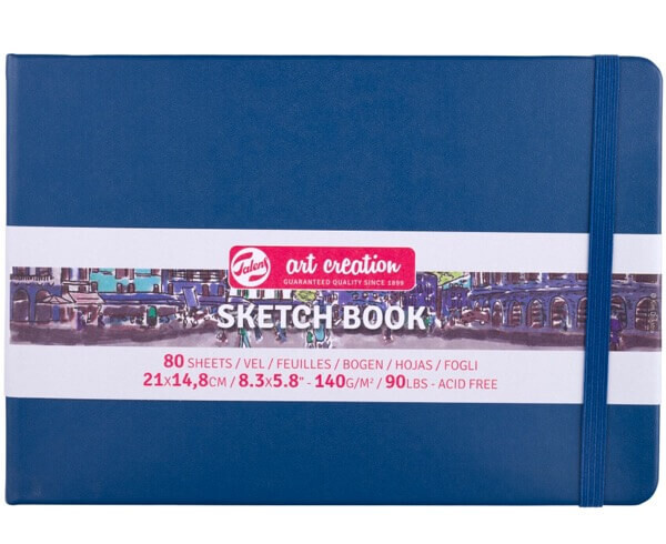 Talens Art Creation Sketch Book skicák námořnická modrá 21x14,8 cm