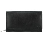 Luxusní dámská kožená peněženka Bellugio Margarett, černá