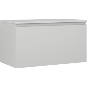 MEXEN/S - Orio koupelnová skříňka pod umyvadlo 90 cm s deskou, 1 šuplík, šedá mat 91A10-09047-1-BFC62