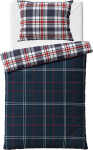 Flanelové povlečení Káro Oxford