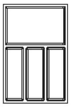 Agoform příborník Sky 450 barva: antracit