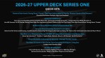 Hokejové karty NHL 2026-27 Upper Deck Series 1 Hockey Blaster Box