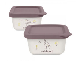 Miniland Misky na jídlo hermetické Natur ptáček 2 ks (89458ML)