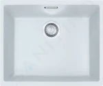 Franke Tectonitový dřez SID 110-50, 53x44 cm, bílá 125.0363.788